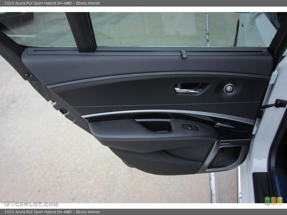 Ebony Interior Door Panel for the 2020 Acura RLX Sport Hybrid SH-AWD #137256103
