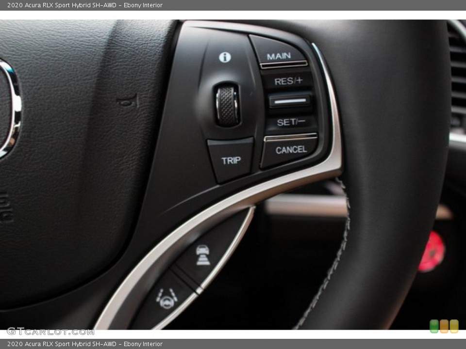 Ebony Interior Steering Wheel for the 2020 Acura RLX Sport Hybrid SH-AWD #137256376