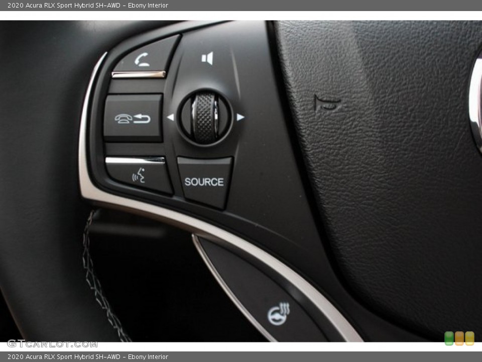 Ebony Interior Steering Wheel for the 2020 Acura RLX Sport Hybrid SH-AWD #137256394