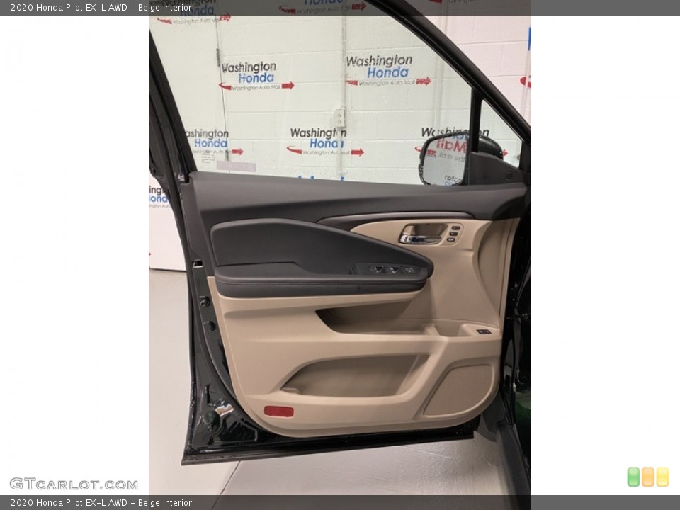 Beige Interior Door Panel for the 2020 Honda Pilot EX-L AWD #137259658