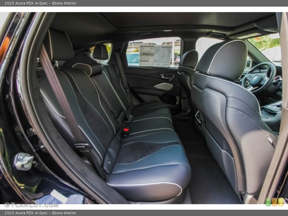 Ebony Interior Rear Seat for the 2020 Acura RDX A-Spec #137261263