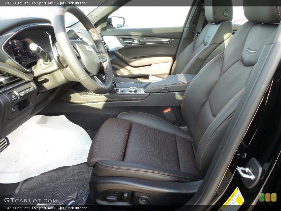 Jet Black Interior Photo for the 2020 Cadillac CT5 Sport AWD #137262710