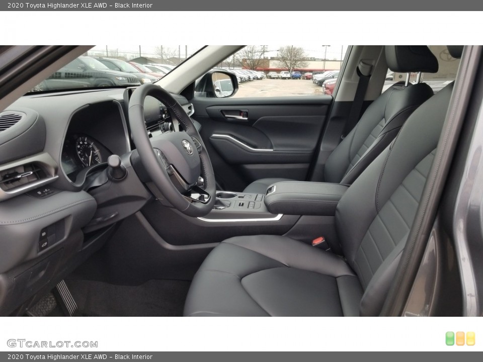 Black Interior Front Seat for the 2020 Toyota Highlander XLE AWD #137271239