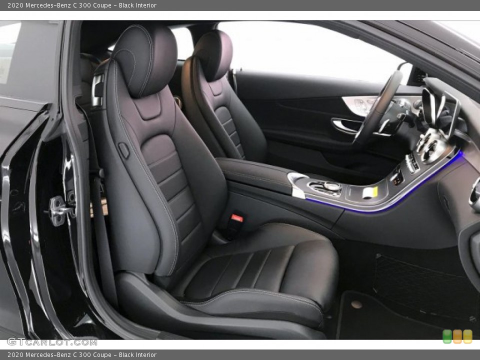 Black Interior Front Seat for the 2020 Mercedes-Benz C 300 Coupe #137274251