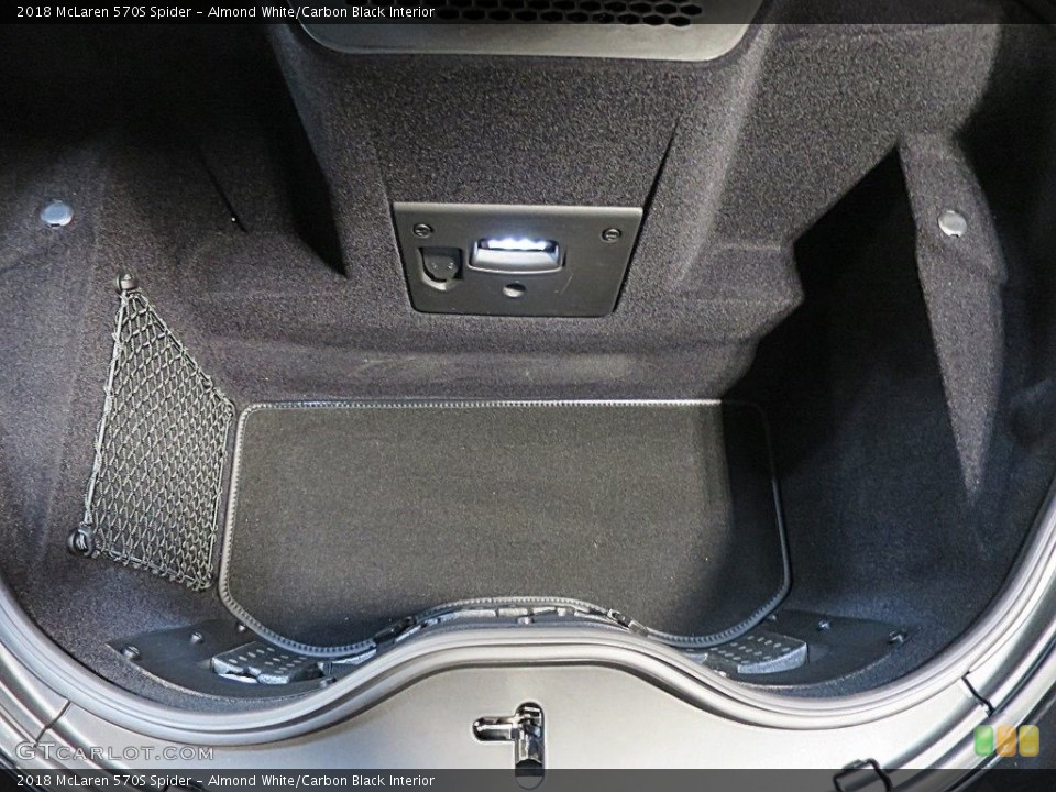 Almond White/Carbon Black Interior Trunk for the 2018 McLaren 570S Spider #137275058