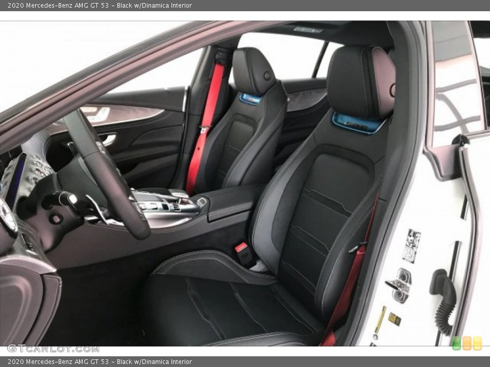 Black w/Dinamica 2020 Mercedes-Benz AMG GT Interiors
