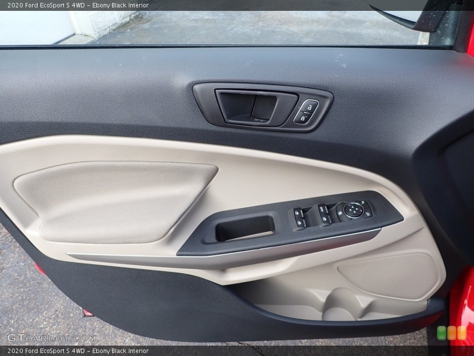 Ebony Black Interior Door Panel for the 2020 Ford EcoSport S 4WD #137298558