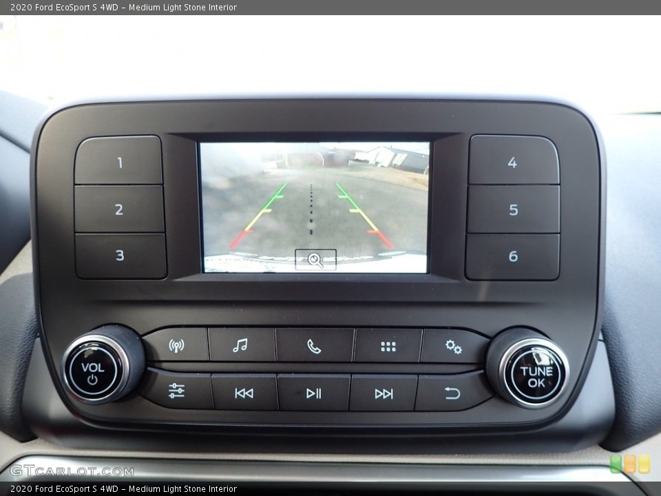 Medium Light Stone Interior Controls for the 2020 Ford EcoSport S 4WD #137299140