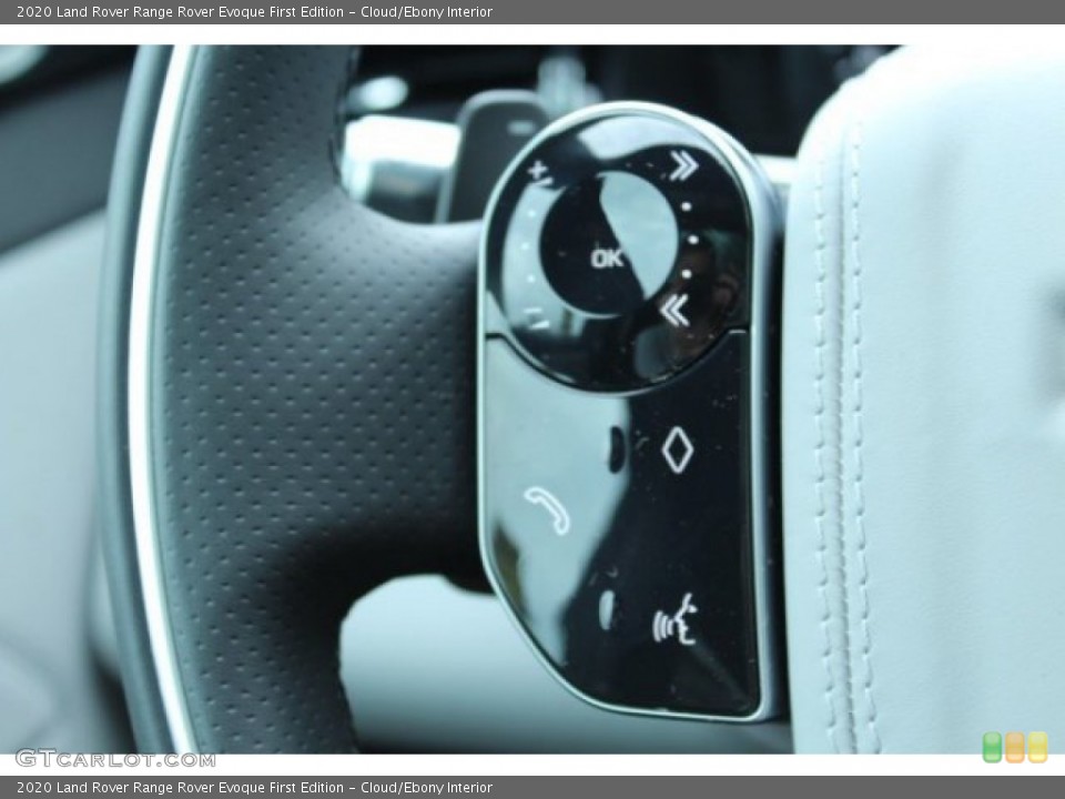 Cloud/Ebony Interior Steering Wheel for the 2020 Land Rover Range Rover Evoque First Edition #137301195