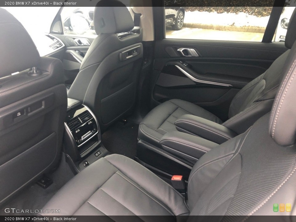 Black 2020 BMW X7 Interiors