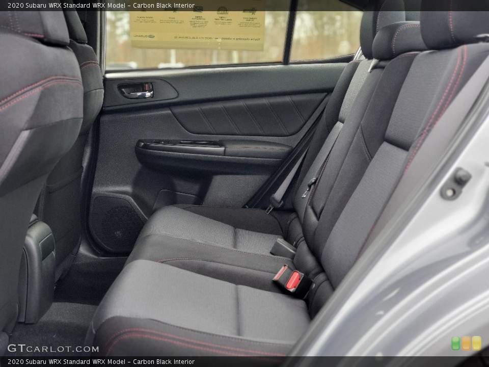 Carbon Black Interior Rear Seat for the 2020 Subaru WRX  #137306622
