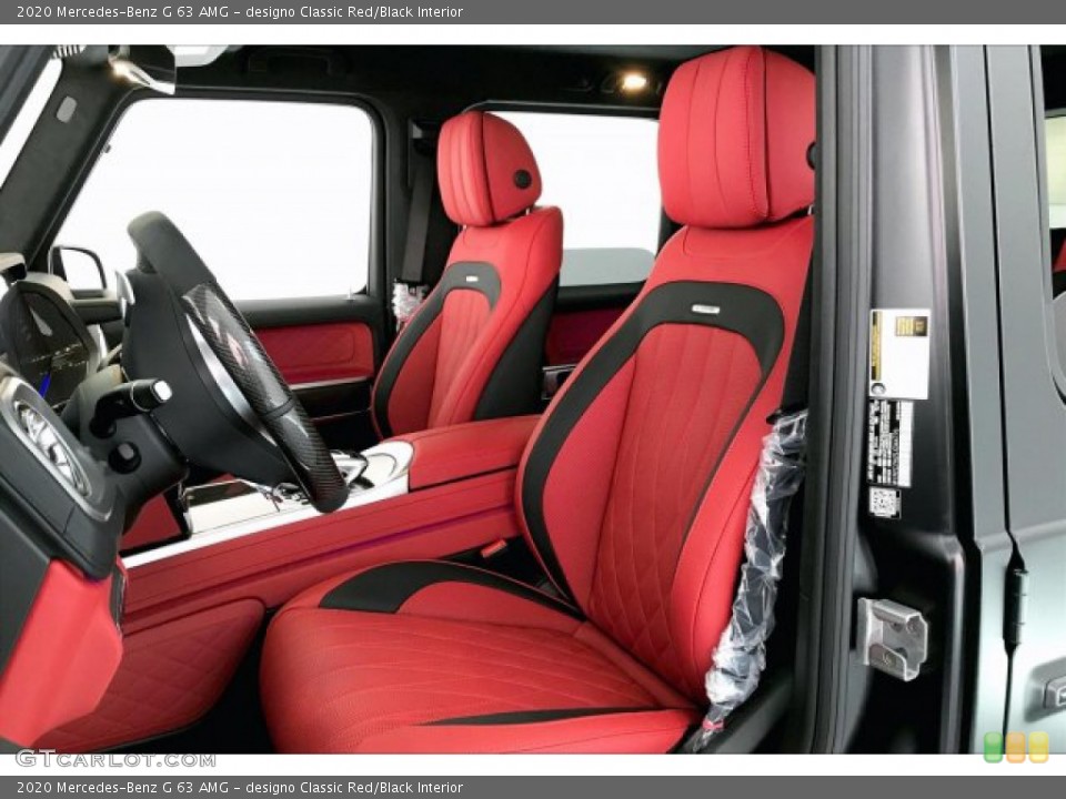 designo Classic Red/Black Interior Photo for the 2020 Mercedes-Benz G 63 AMG #137307891