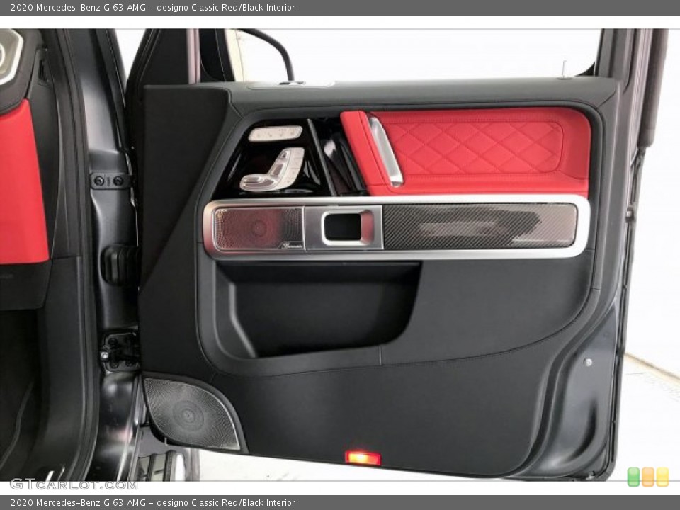 designo Classic Red/Black Interior Door Panel for the 2020 Mercedes-Benz G 63 AMG #137308158