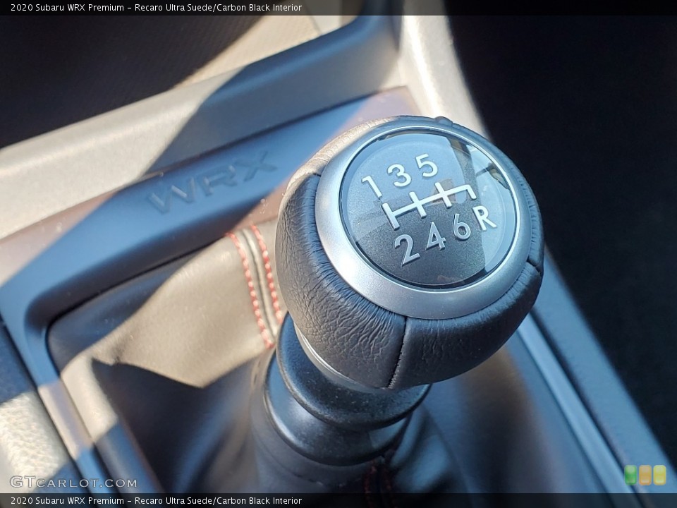 Recaro Ultra Suede/Carbon Black Interior Transmission for the 2020 Subaru WRX Premium #137322212