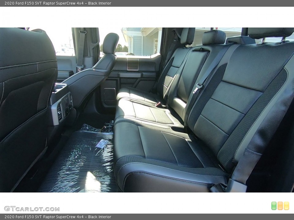 Black Interior Rear Seat for the 2020 Ford F150 SVT Raptor SuperCrew 4x4 #137328845