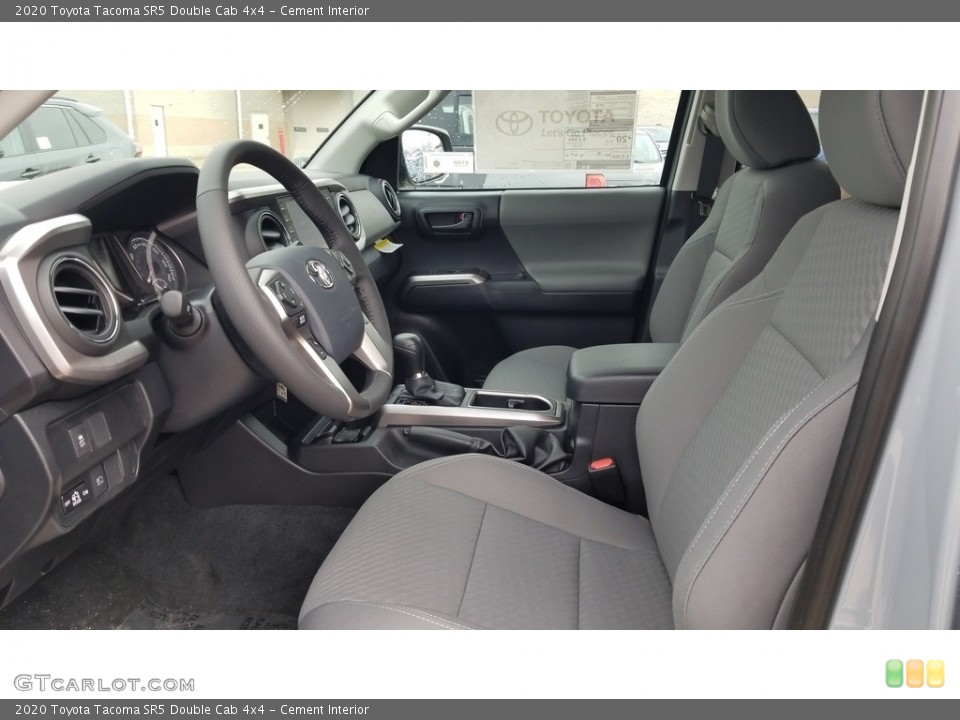 Cement Interior Photo for the 2020 Toyota Tacoma SR5 Double Cab 4x4 #137340274