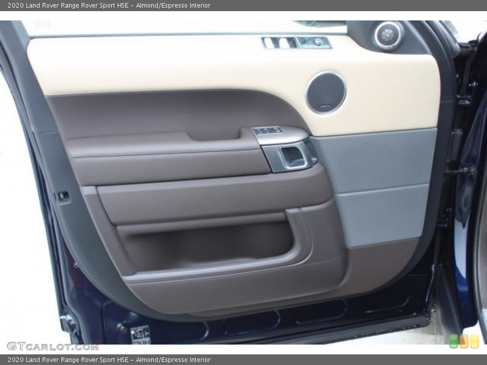 Almond/Espresso Interior Door Panel for the 2020 Land Rover Range Rover Sport HSE #137340535