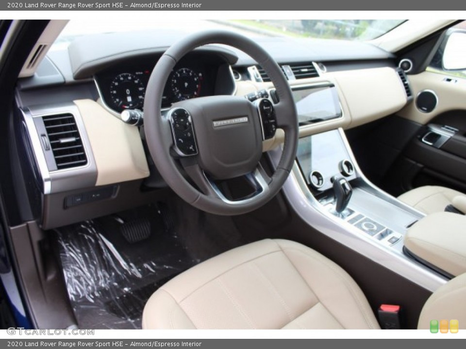 Almond/Espresso Interior Dashboard for the 2020 Land Rover Range Rover Sport HSE #137340571