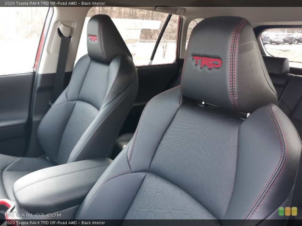 Black Interior Front Seat for the 2020 Toyota RAV4 TRD Off-Road AWD #137342317