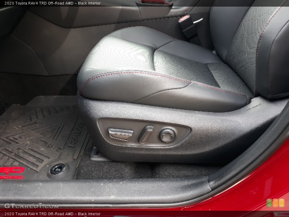 Black Interior Front Seat for the 2020 Toyota RAV4 TRD Off-Road AWD #137342365