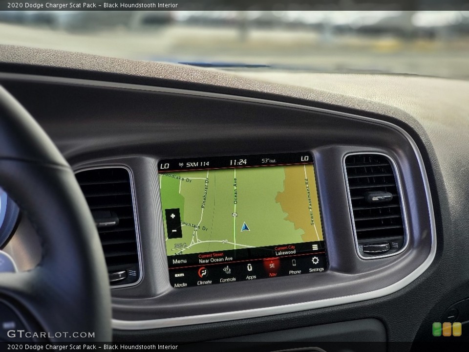 Black Houndstooth Interior Navigation for the 2020 Dodge Charger Scat Pack #137342661