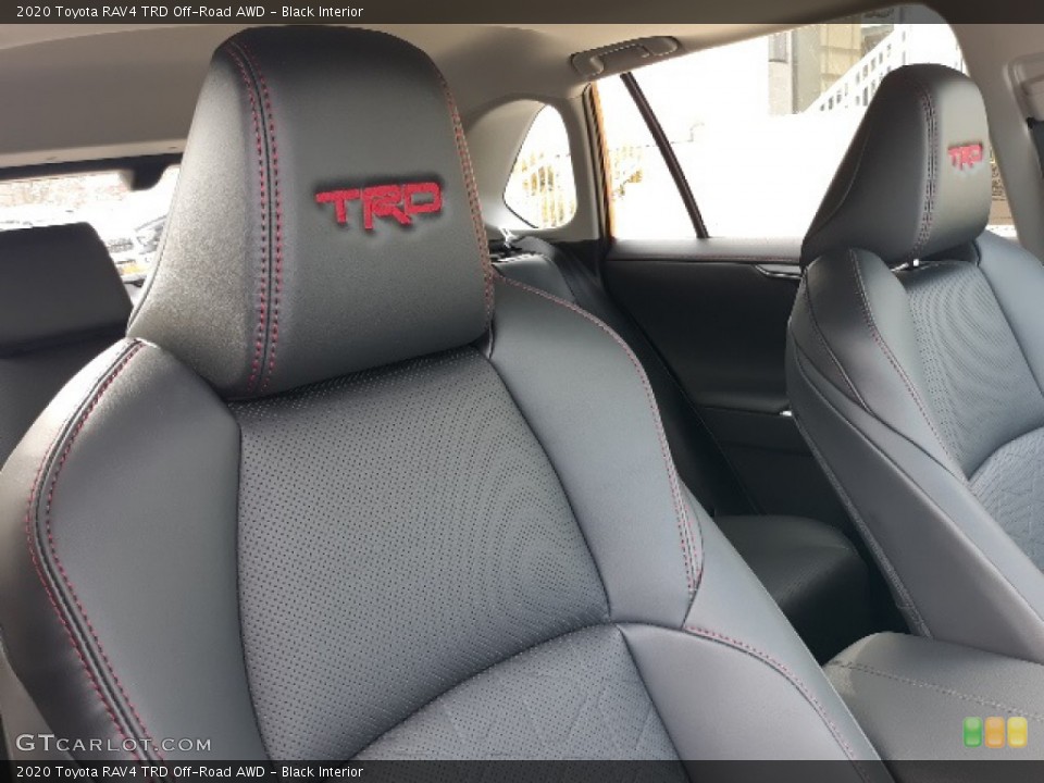 Black Interior Front Seat for the 2020 Toyota RAV4 TRD Off-Road AWD #137342803