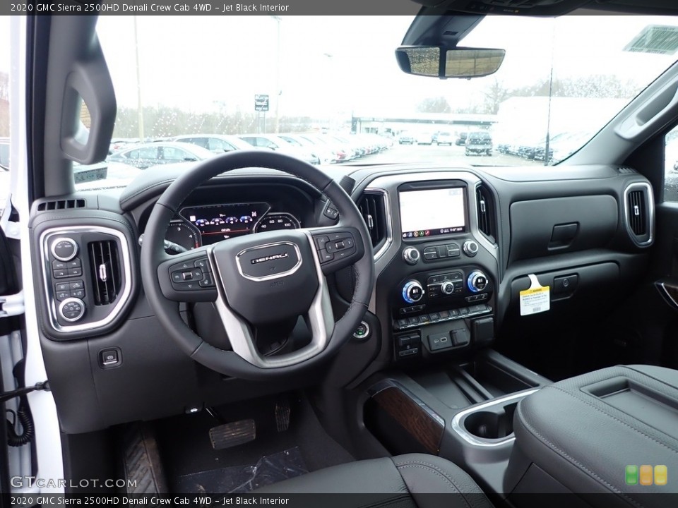 Jet Black Interior Dashboard for the 2020 GMC Sierra 2500HD Denali Crew Cab 4WD #137344159