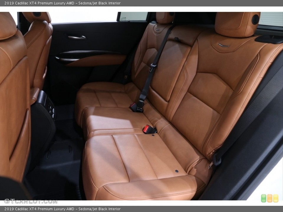 Sedona/Jet Black Interior Rear Seat for the 2019 Cadillac XT4 Premium Luxury AWD #137344726