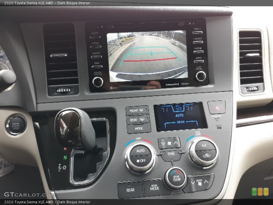 Dark Bisque Interior Controls for the 2020 Toyota Sienna XLE AWD #137345710