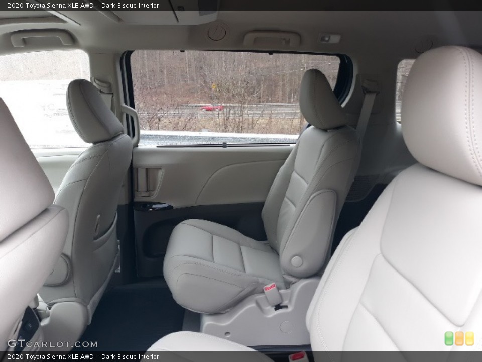 Dark Bisque Interior Rear Seat for the 2020 Toyota Sienna XLE AWD #137346097