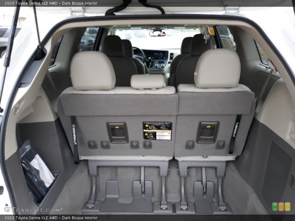 Dark Bisque Interior Trunk for the 2020 Toyota Sienna XLE AWD #137346184