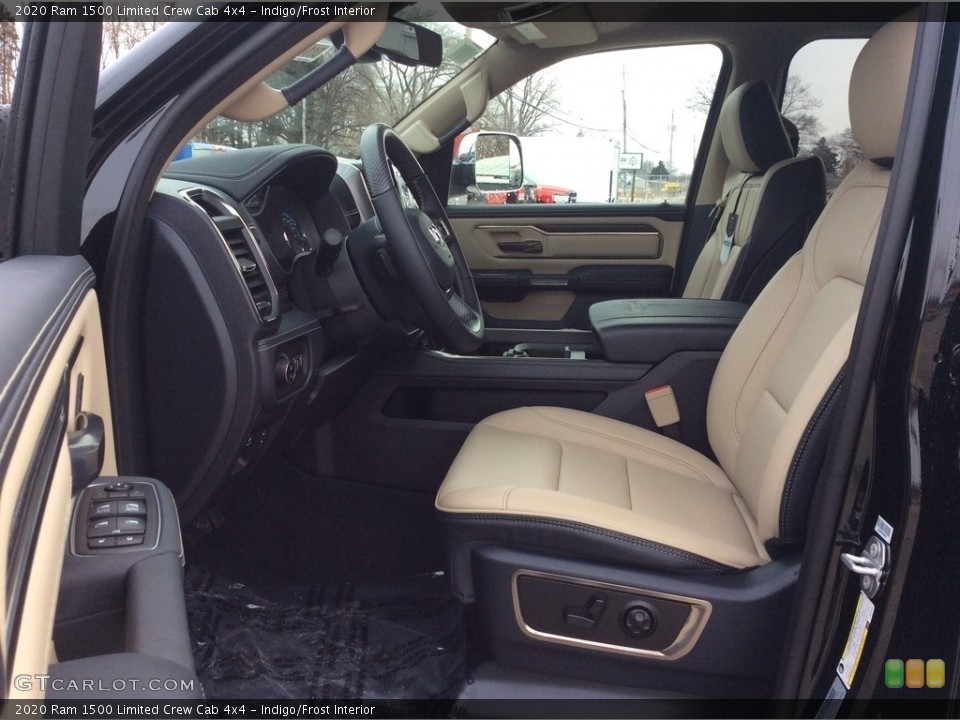 Indigo/Frost Interior Front Seat for the 2020 Ram 1500 Limited Crew Cab 4x4 #137348710