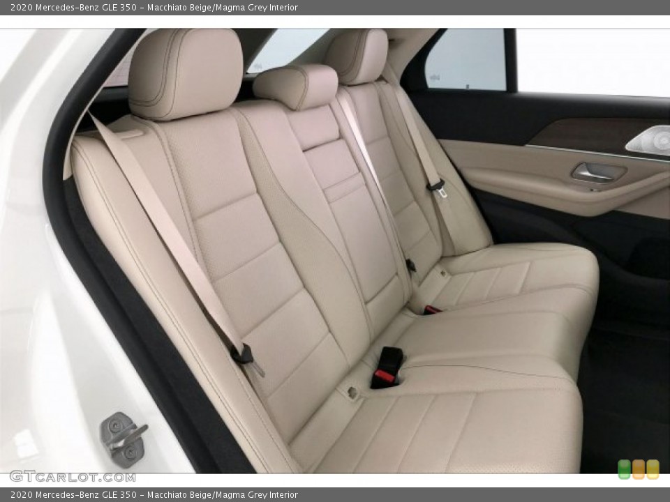 Macchiato Beige/Magma Grey Interior Rear Seat for the 2020 Mercedes-Benz GLE 350 #137356186