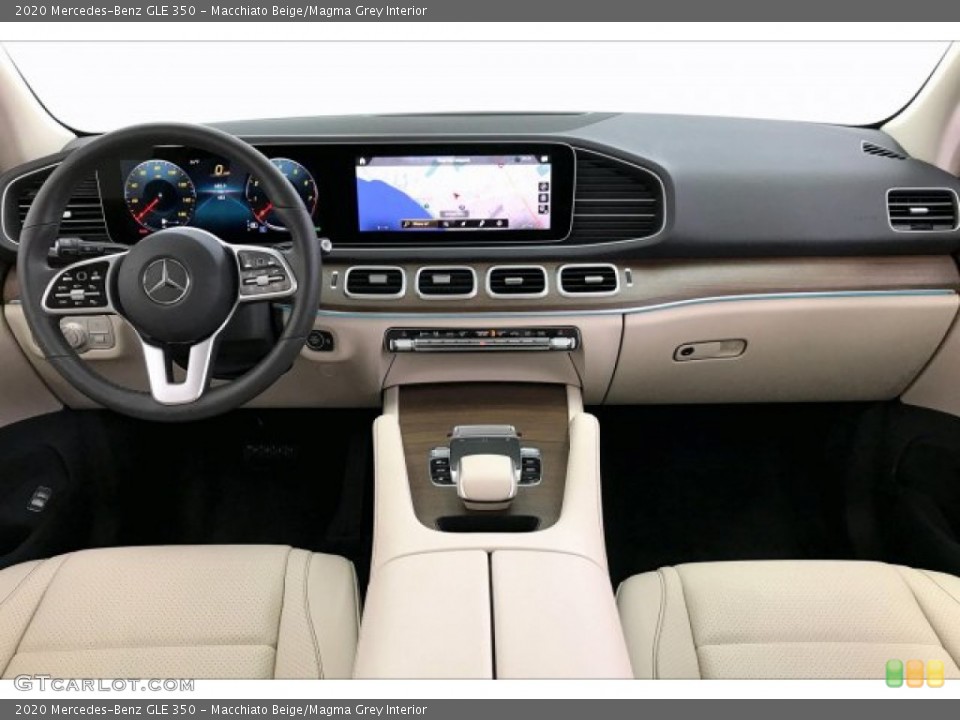 Macchiato Beige/Magma Grey Interior Dashboard for the 2020 Mercedes-Benz GLE 350 #137356273