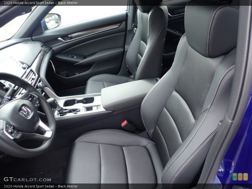 Black Interior Front Seat for the 2020 Honda Accord Sport Sedan #137356978