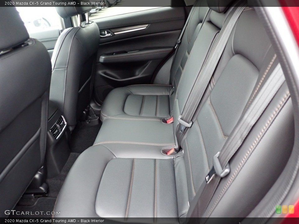 Black Interior Rear Seat for the 2020 Mazda CX-5 Grand Touring AWD #137368306