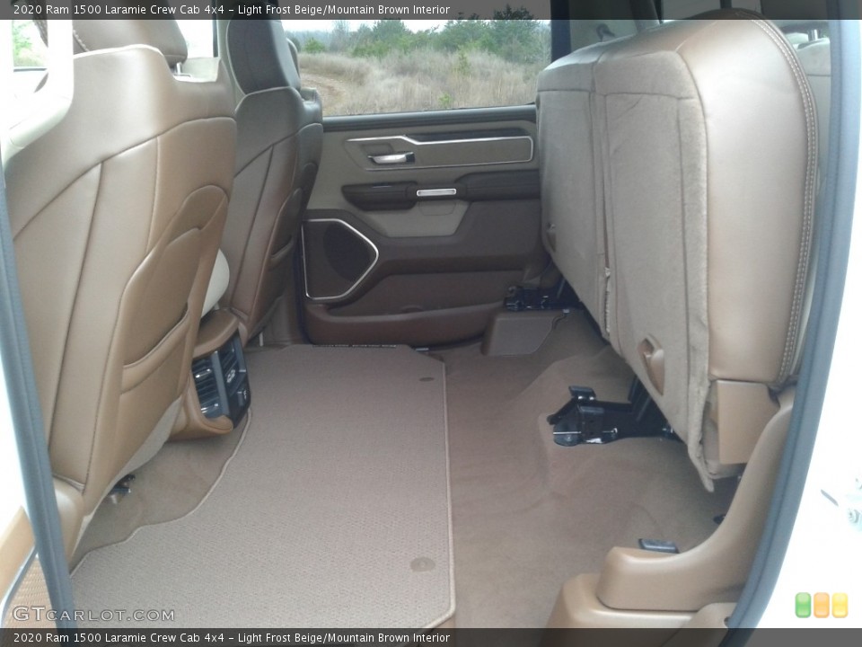 Light Frost Beige/Mountain Brown Interior Rear Seat for the 2020 Ram 1500 Laramie Crew Cab 4x4 #137369128
