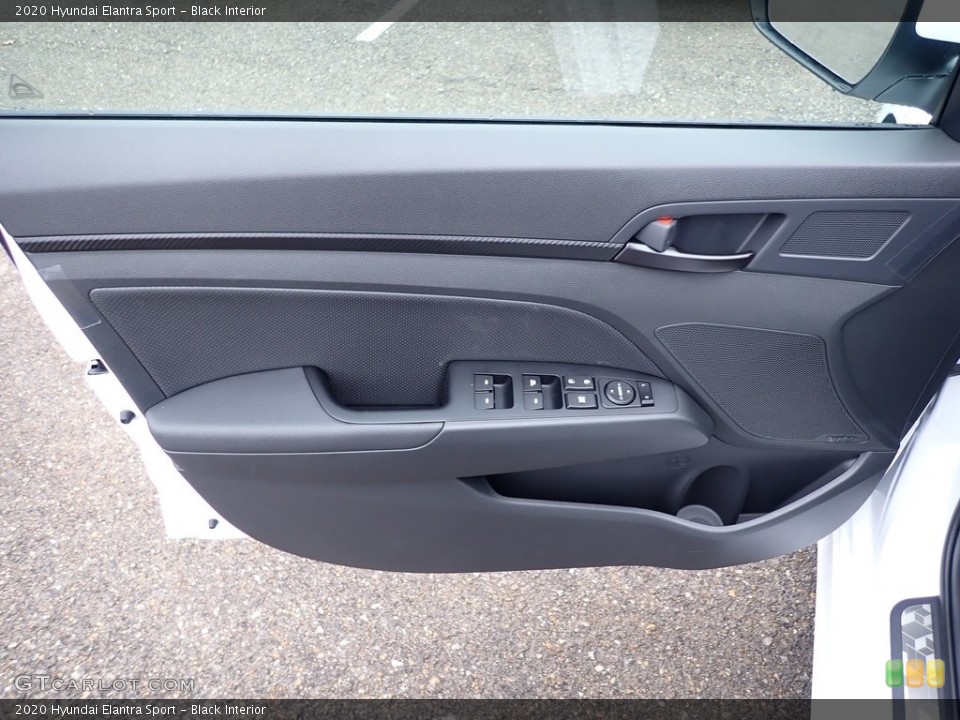 Black Interior Door Panel for the 2020 Hyundai Elantra Sport #137371555
