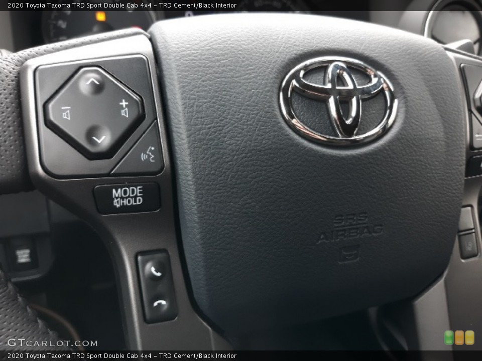 TRD Cement/Black Interior Steering Wheel for the 2020 Toyota Tacoma TRD Sport Double Cab 4x4 #137371849