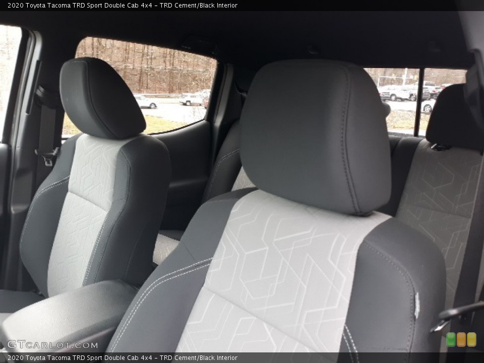 TRD Cement/Black Interior Front Seat for the 2020 Toyota Tacoma TRD Sport Double Cab 4x4 #137372155