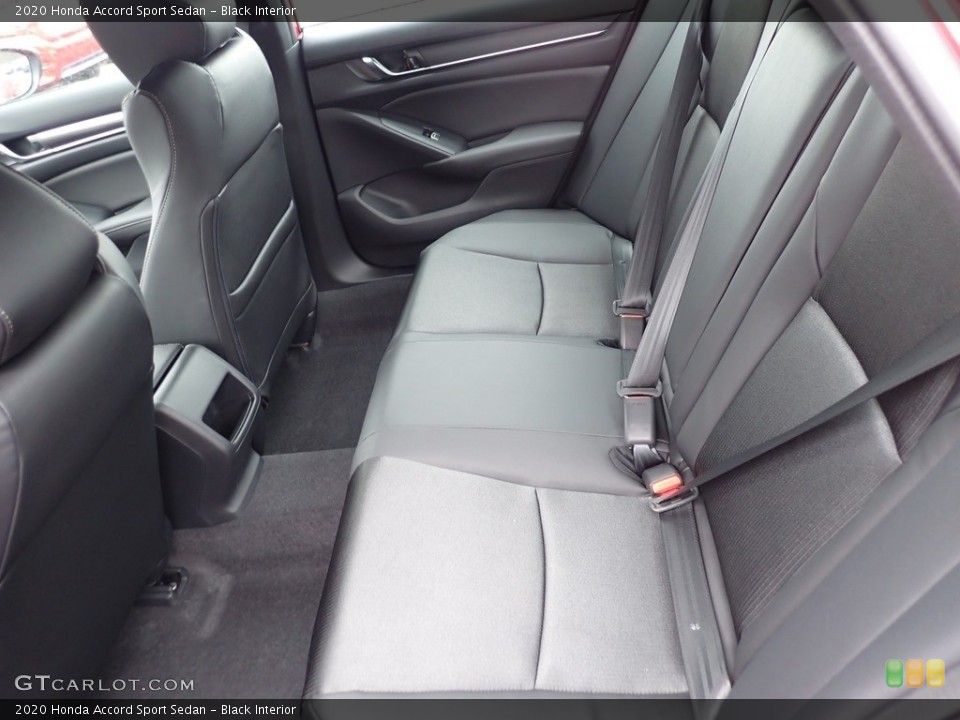 Black Interior Rear Seat for the 2020 Honda Accord Sport Sedan #137372422