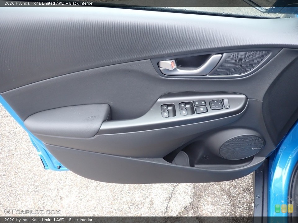 Black Interior Door Panel for the 2020 Hyundai Kona Limited AWD #137373148