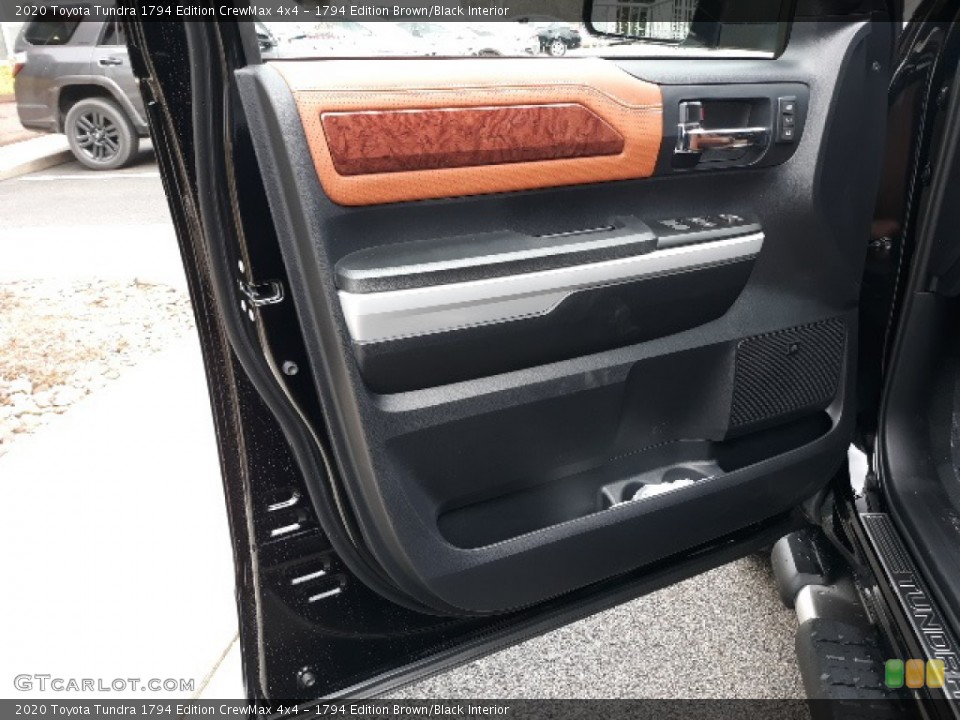 1794 Edition Brown/Black Interior Door Panel for the 2020 Toyota Tundra 1794 Edition CrewMax 4x4 #137373445