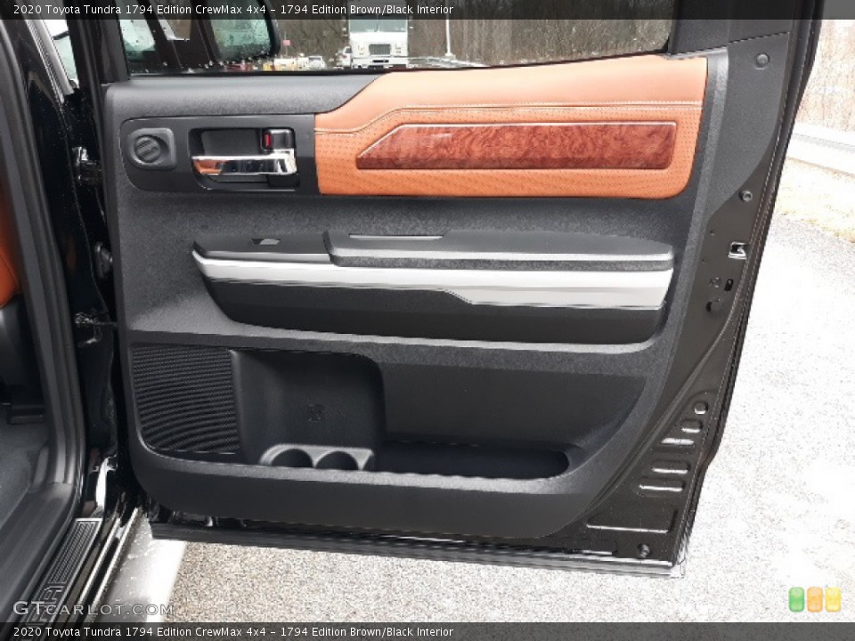 1794 Edition Brown/Black Interior Door Panel for the 2020 Toyota Tundra 1794 Edition CrewMax 4x4 #137373766