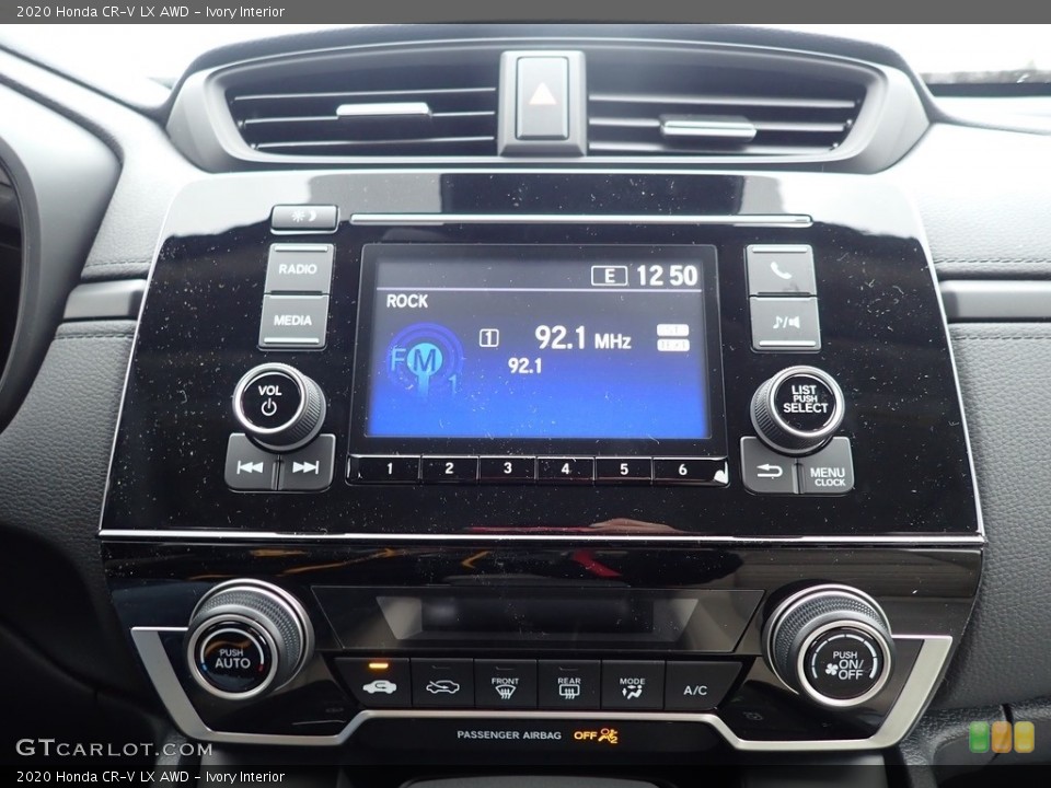 Ivory Interior Controls for the 2020 Honda CR-V LX AWD #137374300