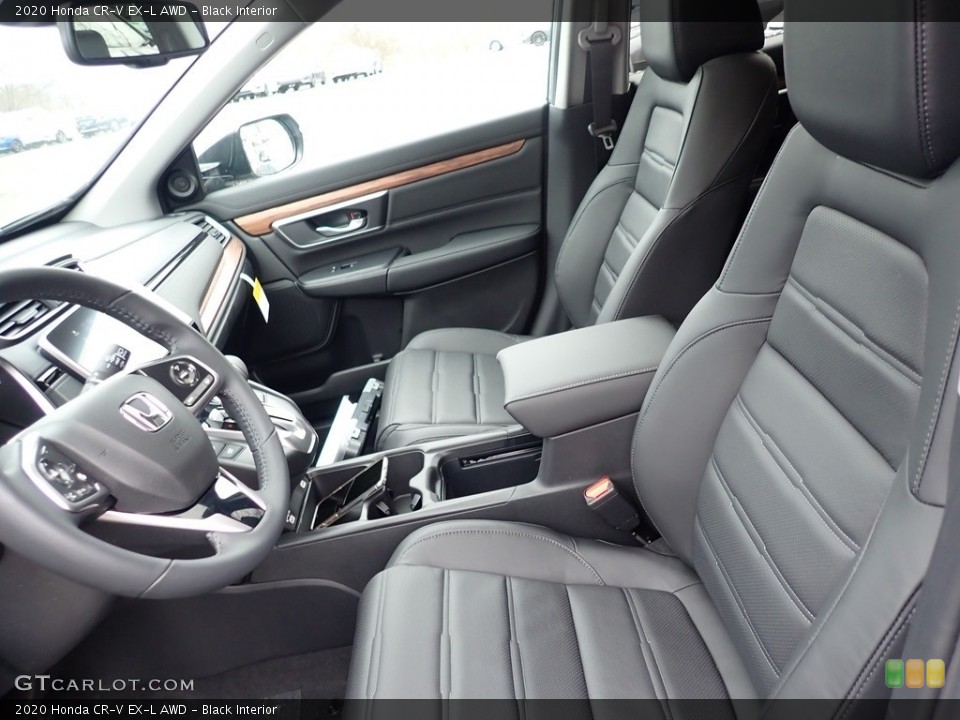 Black Interior Front Seat for the 2020 Honda CR-V EX-L AWD #137375446