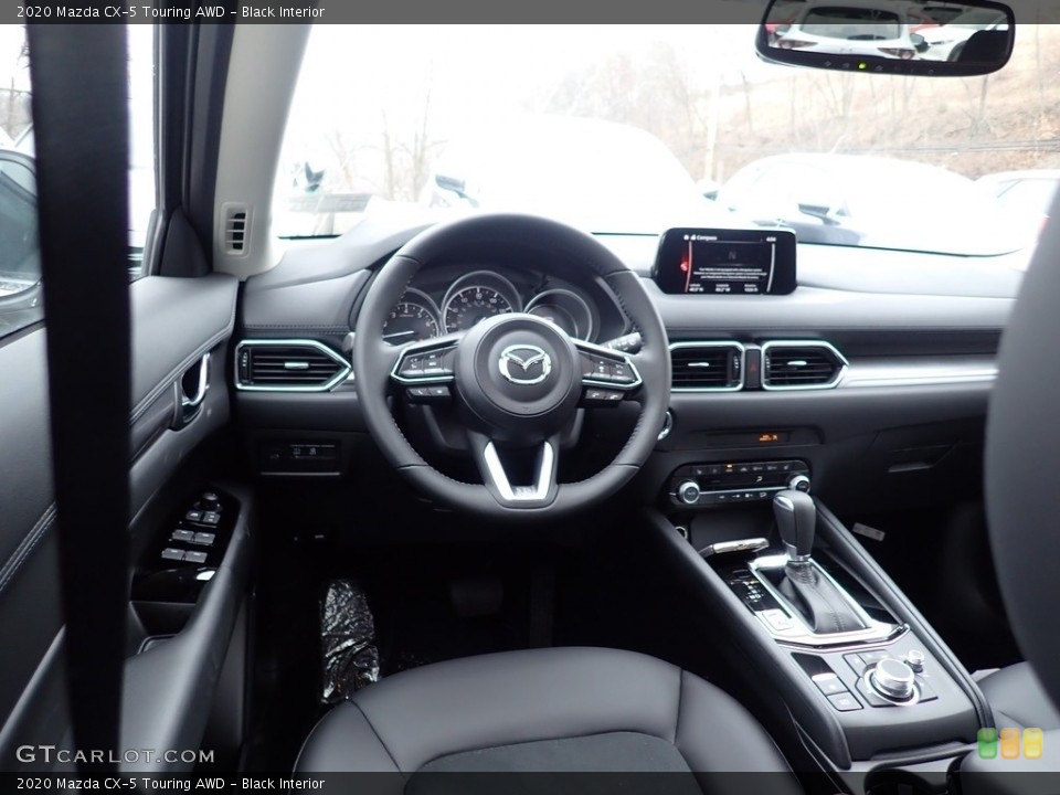 Black Interior Dashboard for the 2020 Mazda CX-5 Touring AWD #137377948