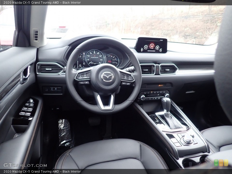 Black Interior Dashboard for the 2020 Mazda CX-5 Grand Touring AWD #137378215
