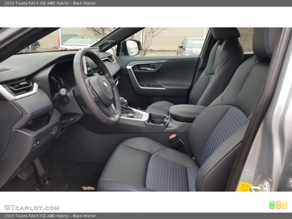 Black Interior Front Seat for the 2020 Toyota RAV4 XSE AWD Hybrid #137378980