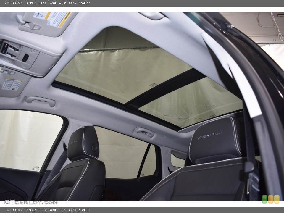 Jet Black Interior Sunroof for the 2020 GMC Terrain Denali AWD #137381521